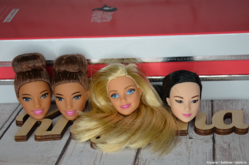 Головы барби новые Неко, Милли, Пучок (фото 4)