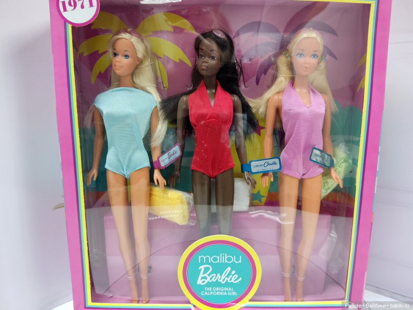 Сет Барби Малибу репродукция 1971 г