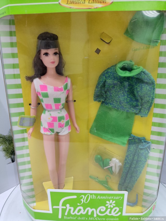 Vintage Barbie Francie Reproduction Wearing #1250 Gad About