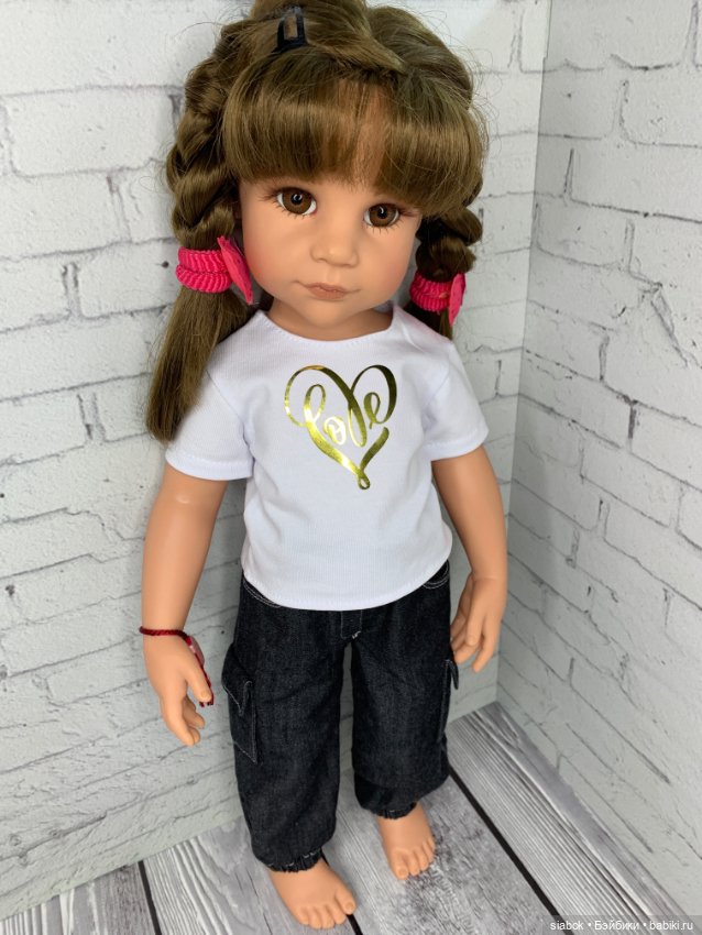Джинсы для кукол Готц 50 см (фото 6)