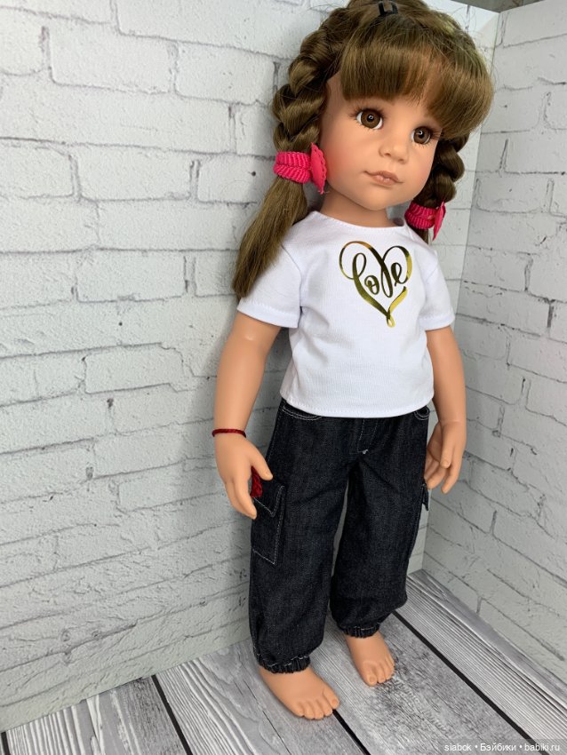 Джинсы для кукол Готц 50 см (фото 7)