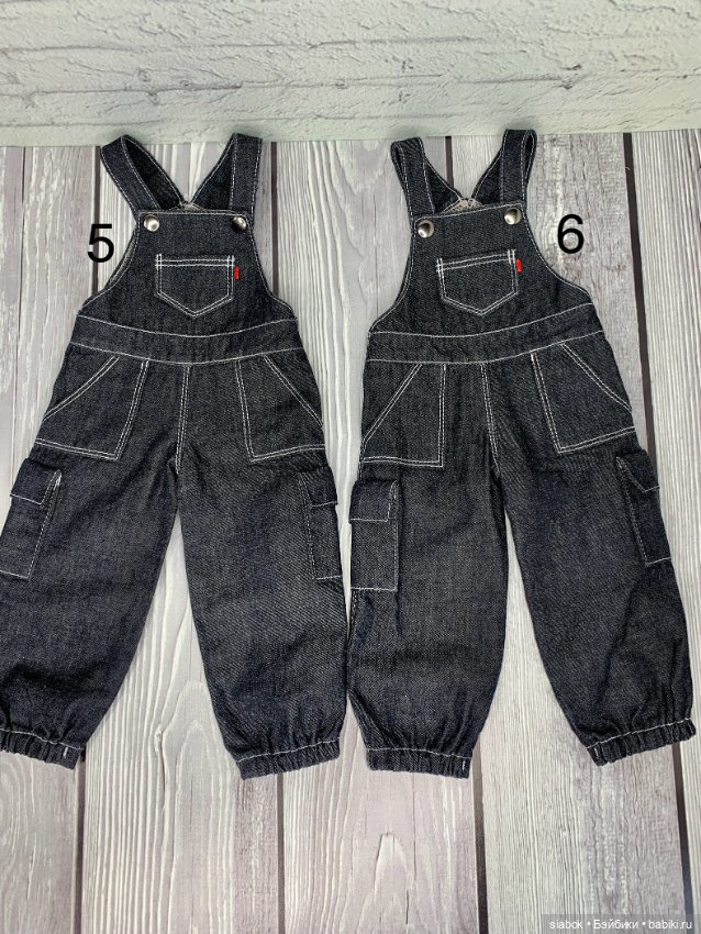 Джинсовые комбинезоны для кукол Готц 50 см (фото 7)