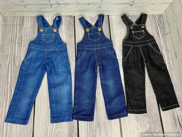 Джинсовые комбинезоны для Готц 36 см и Руби Рэд (фото 9)