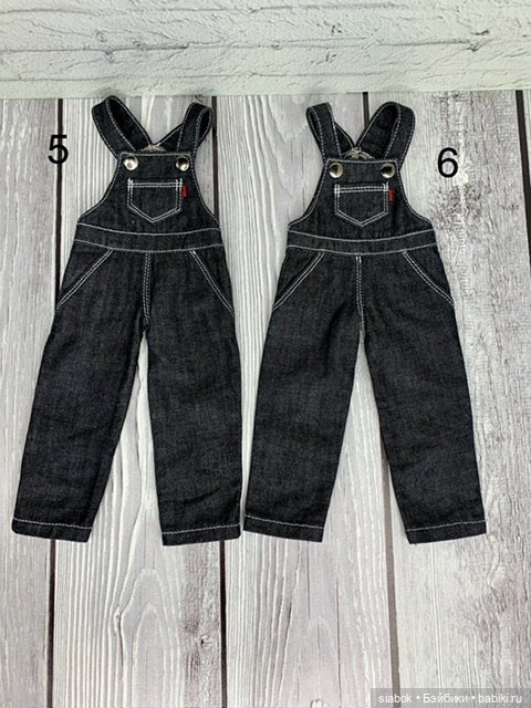 Джинсовые комбинезоны для Готц 36 см и Руби Рэд (фото 8)
