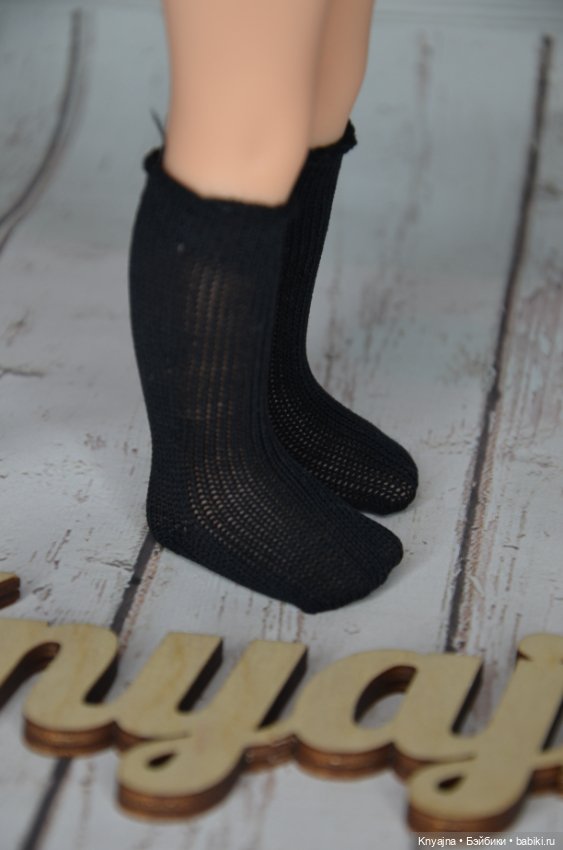 Гольфы фирменные Паола Рейна черные (фото 2)