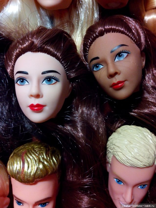 Головы для девочек, детишек и парней (фото 6)