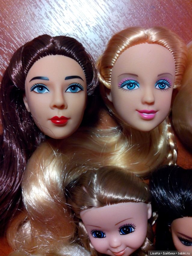 Головы для девочек, детишек и парней (фото 2)