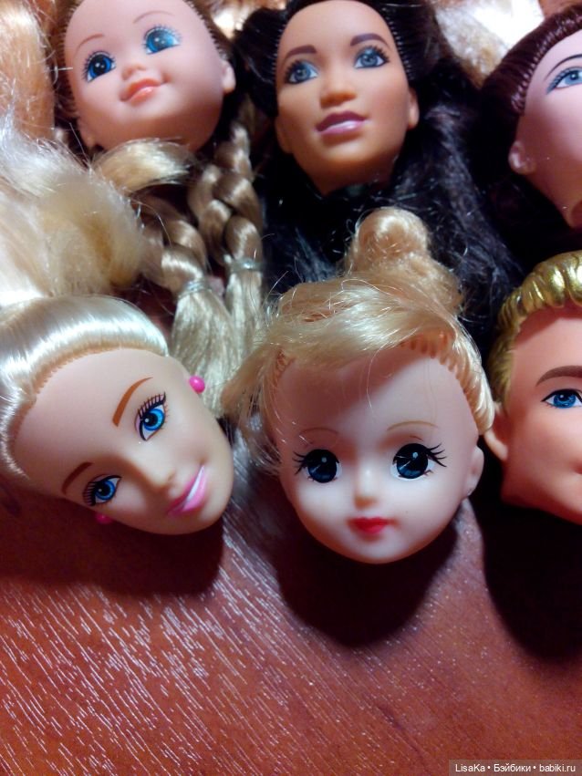 Головы для девочек, детишек и парней (фото 7)