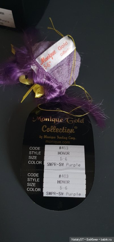 Парики р.5-6 Monique — Парики и волосы (мохер) для кукол