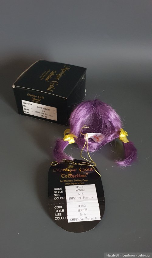 Парики р.5-6 Monique — Парики и волосы (мохер) для кукол (фото 10)