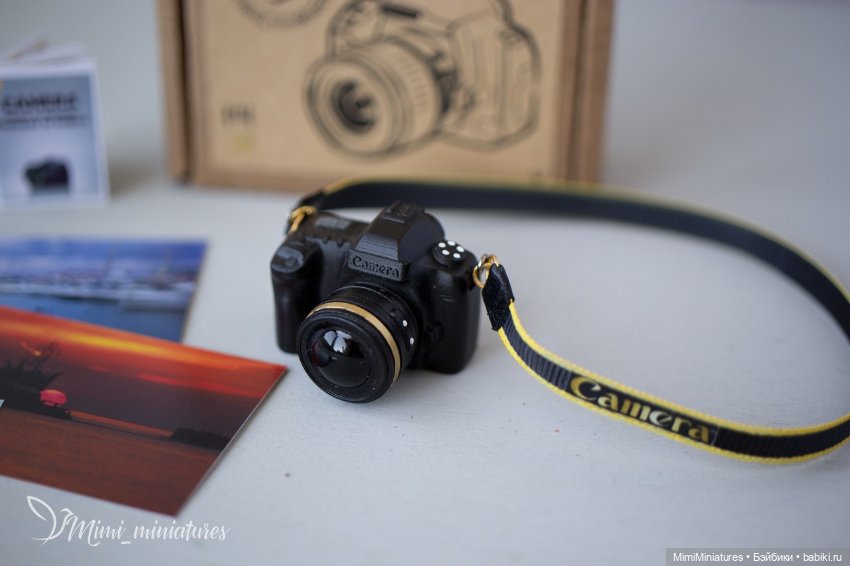 Фотоаппарат, камера для кукол 1:4 (1/4), короткий объектив (фото 3)