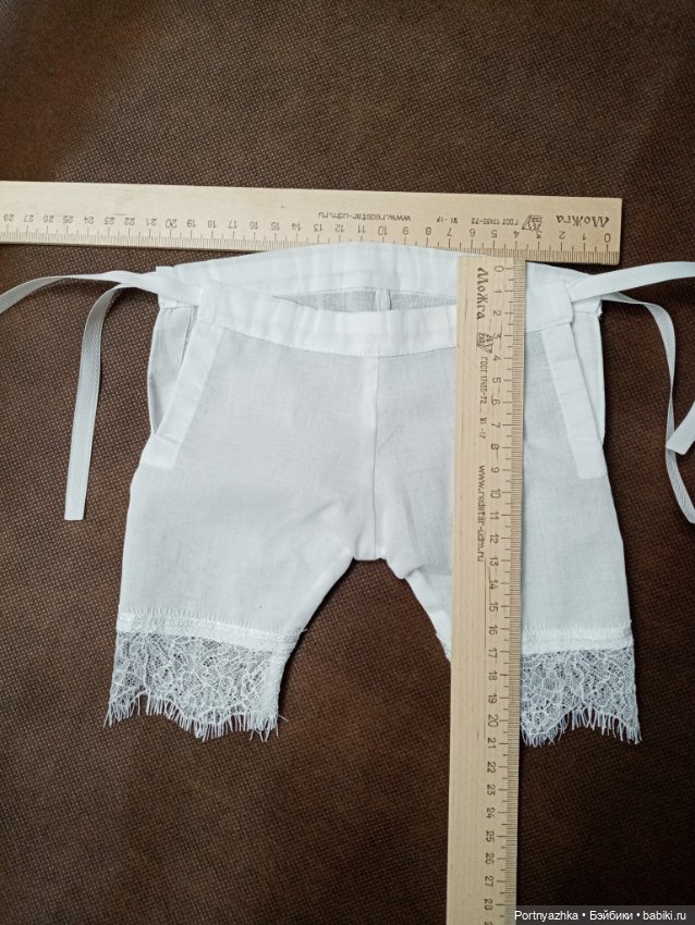 Комплект белья для антикварной куклы (фото 5)