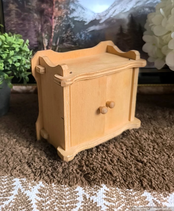 Мебель для кукол ГДР тумба (фото 2)