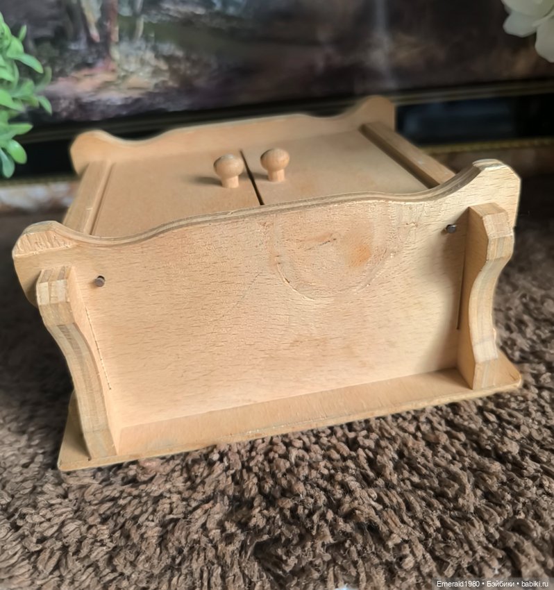Мебель для кукол ГДР тумба (фото 7)