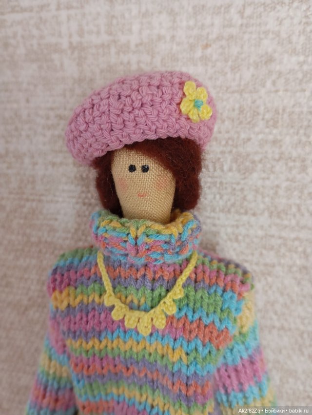 2 куклы Тильда: повар и девушка,31 и 28 см (фото 2)