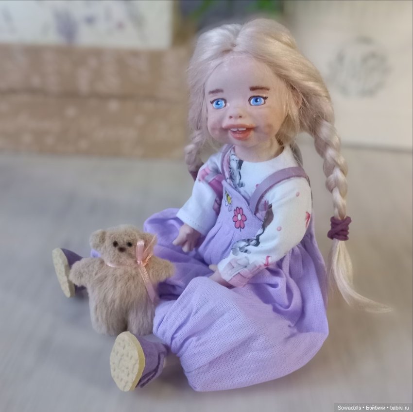 Куколка в смешанной технике 🌺 (фото 3)