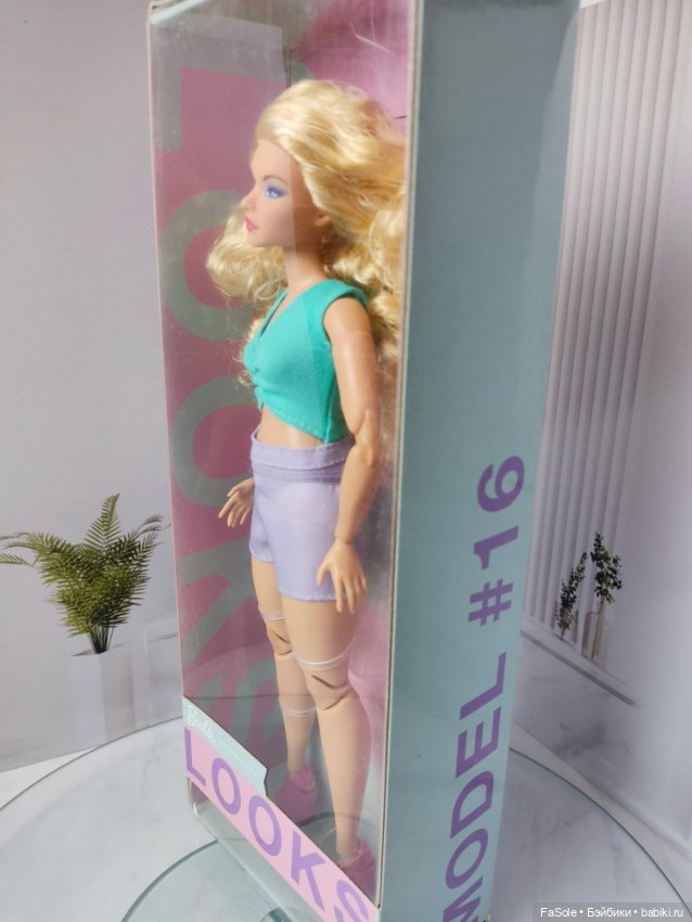 Barbie looks Модель № 16 Андра блондинка пышка (фото 5)