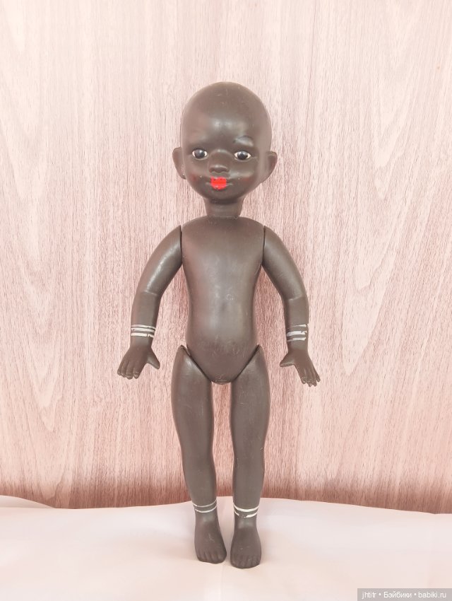 Кукла негритяночка СССР — Винтажные куклы и игрушки детства