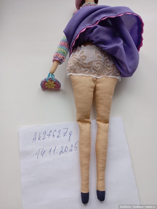 2 куклы Тильда: повар и девушка,31 и 28 см (фото 5)
