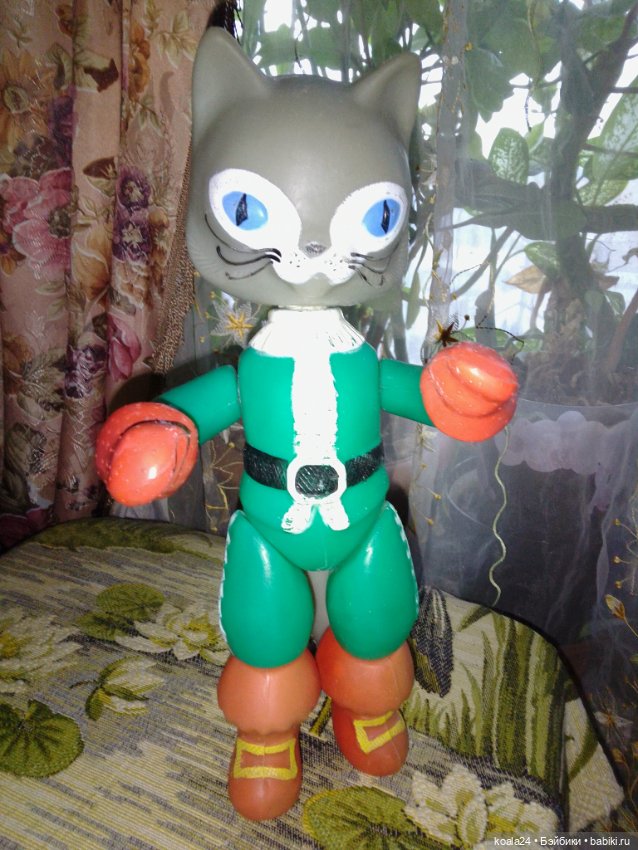 Игрушка Кот в сапогах, дутыш (фото 2)