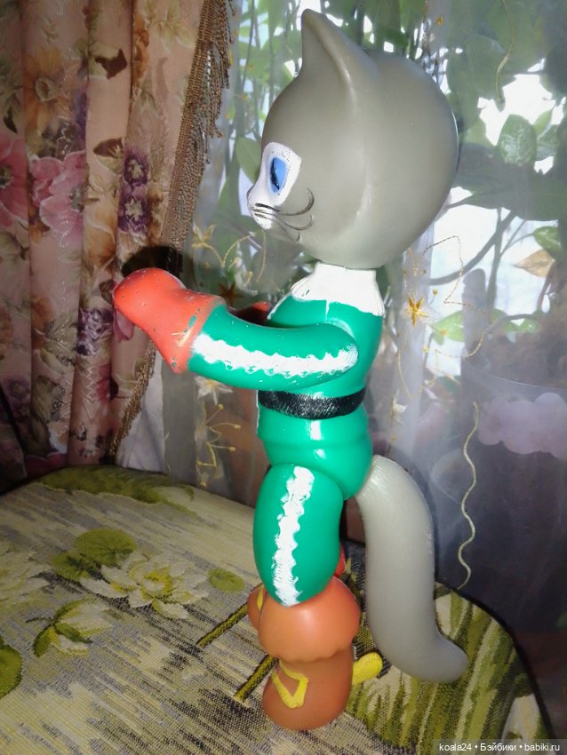 Игрушка Кот в сапогах, дутыш (фото 4)