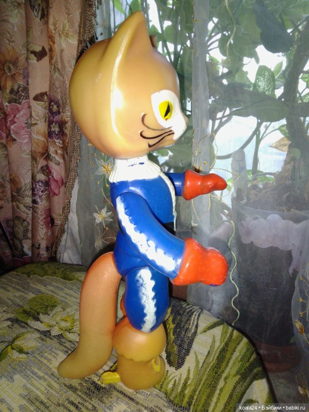 Игрушка Кот в сапогах, дутыш (фото 10)