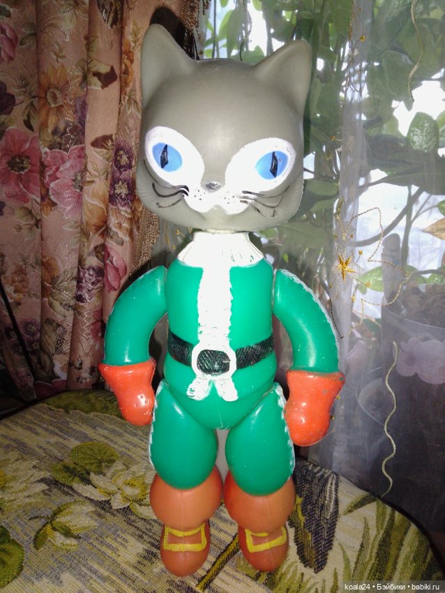 Игрушка Кот в сапогах, дутыш (фото 3)