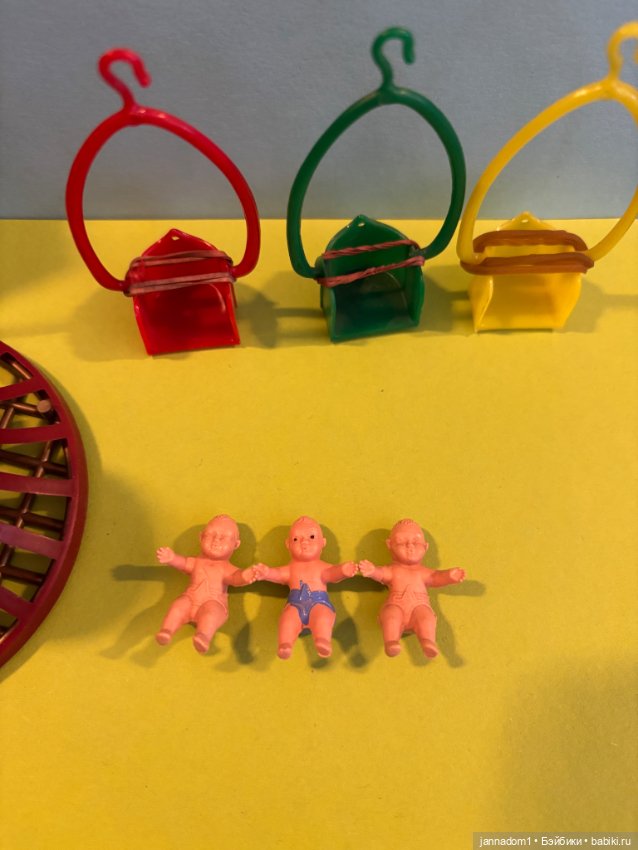 Очень редкая карусель с пупсиками, родом из детства, размер 12 см (фото 2)