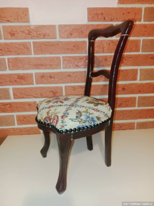 Мягкий стул для больших кукол. Винтаж (фото 2)