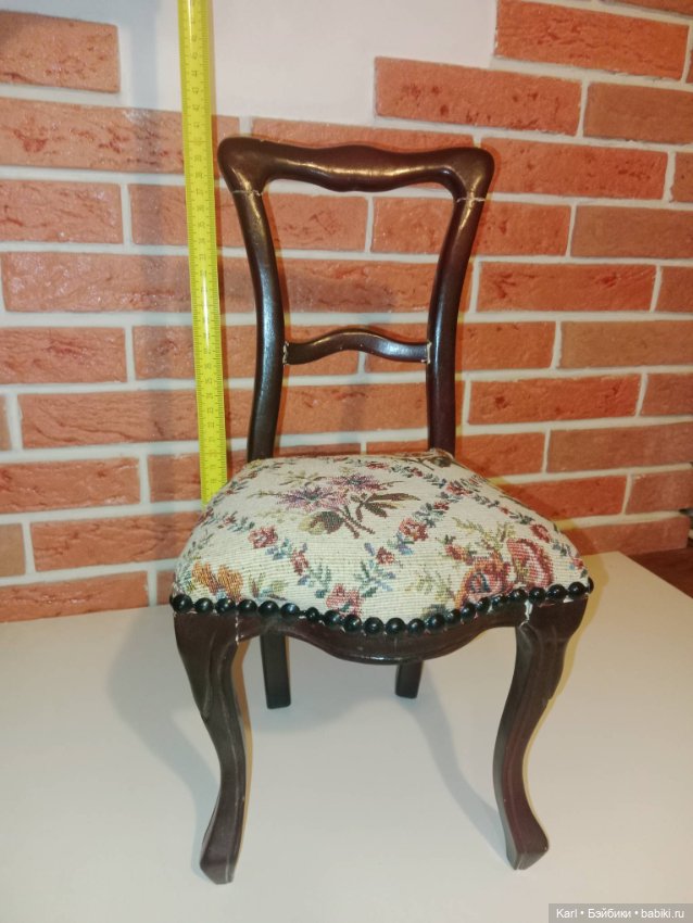 Мягкий стул для больших кукол. Винтаж (фото 6)
