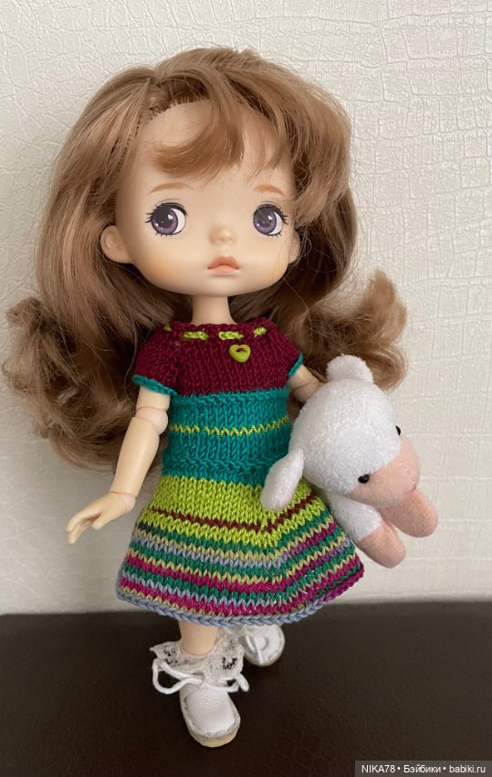 Вязаные наряды для куколки Xiaomi Monst (фото 7)