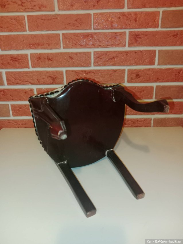 Мягкий стул для больших кукол. Винтаж (фото 4)