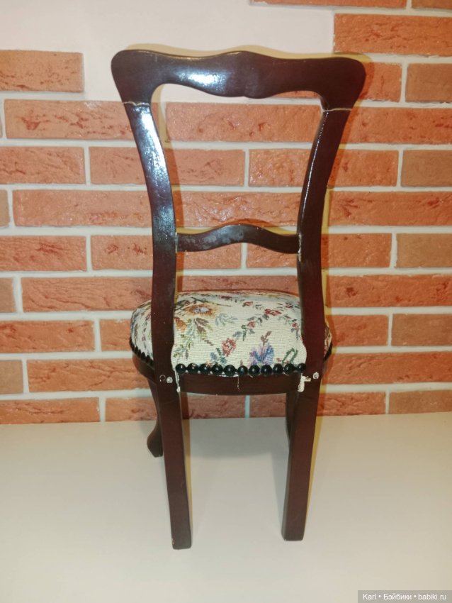 Мягкий стул для больших кукол. Винтаж (фото 3)