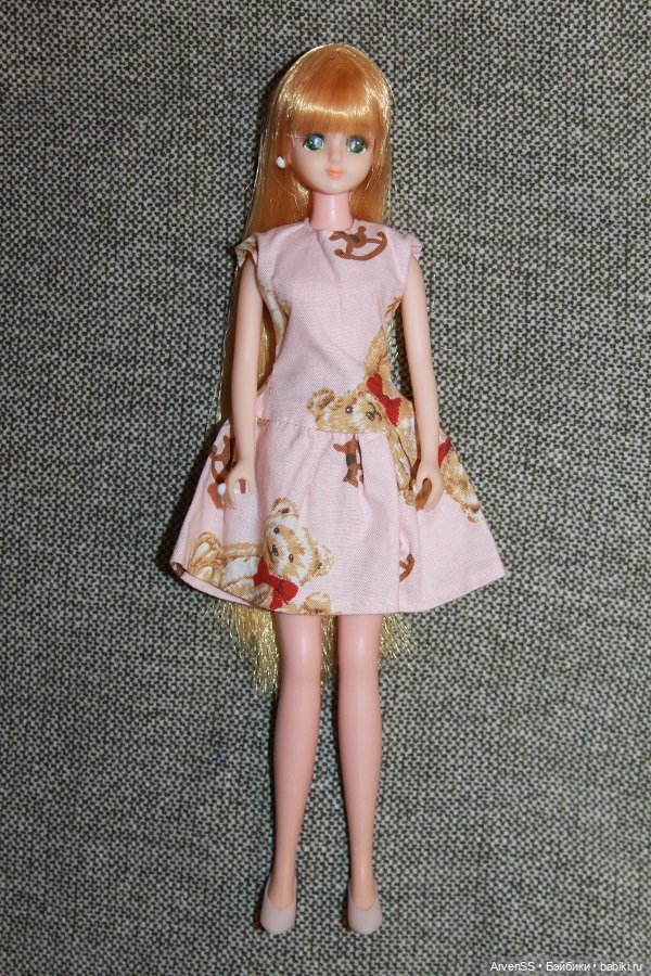 Винтажная подружка Барби/Дженни зеленоглазая Флора (фото 4)