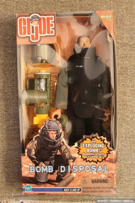 Брутальный экшен-парень G.I. Joe Bomb Disposal компании Hasbro (фото 9)