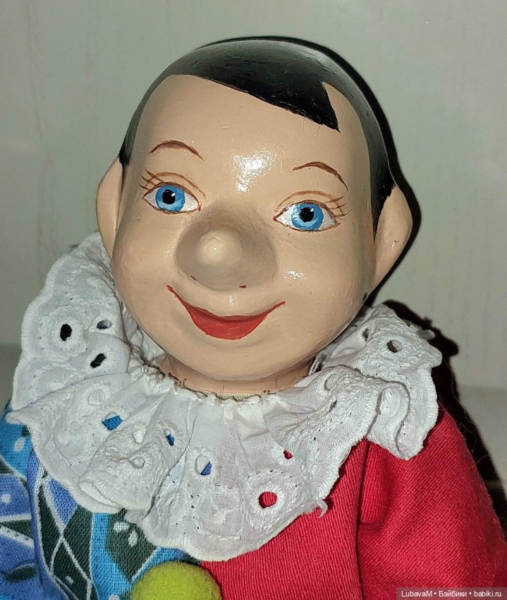 Клоун, петрушка, прессопилки. Игрушка СССР (фото 3)