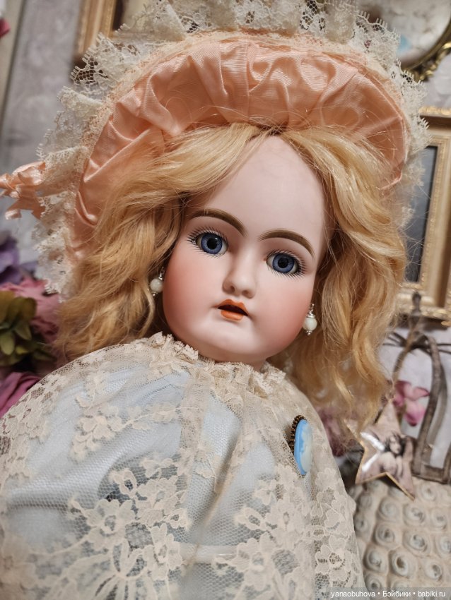 Антикварная ранняя кукла Хандверк 79, рост 55 см (фото 3)