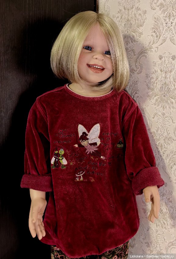 Виниловая кукла Яна от Pamela Erff. 92 см (фото 4)