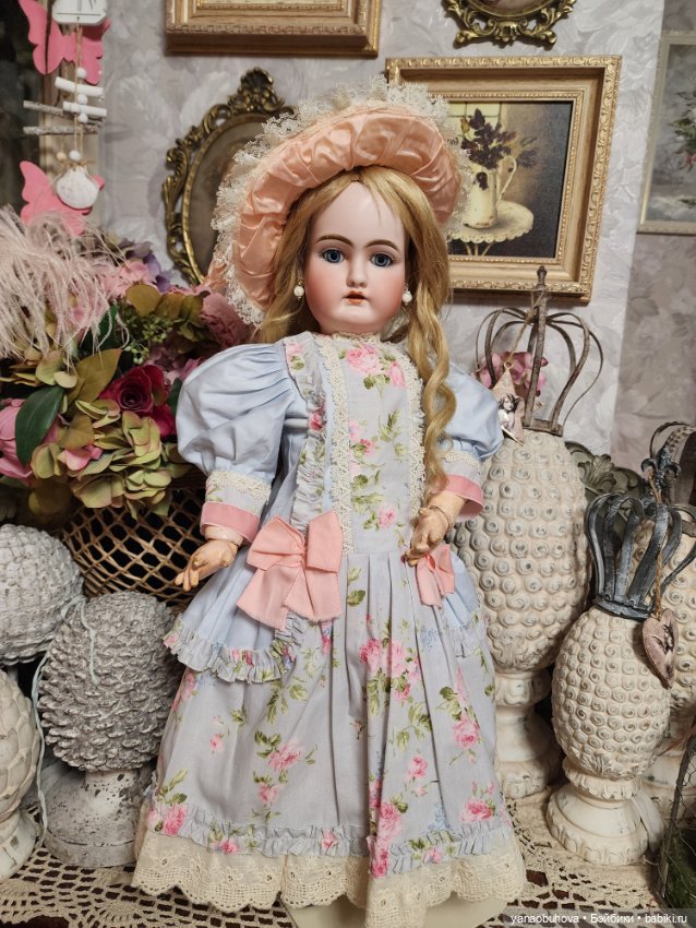 Антикварная ранняя кукла Хандверк 79, рост 55 см (фото 8)