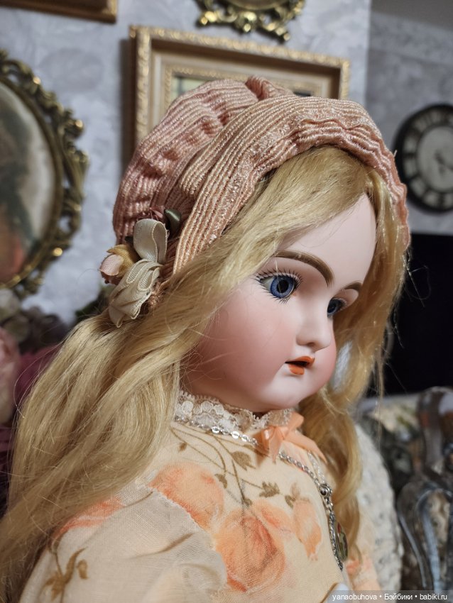 Антикварная ранняя кукла Хандверк 79, рост 55 см (фото 10)