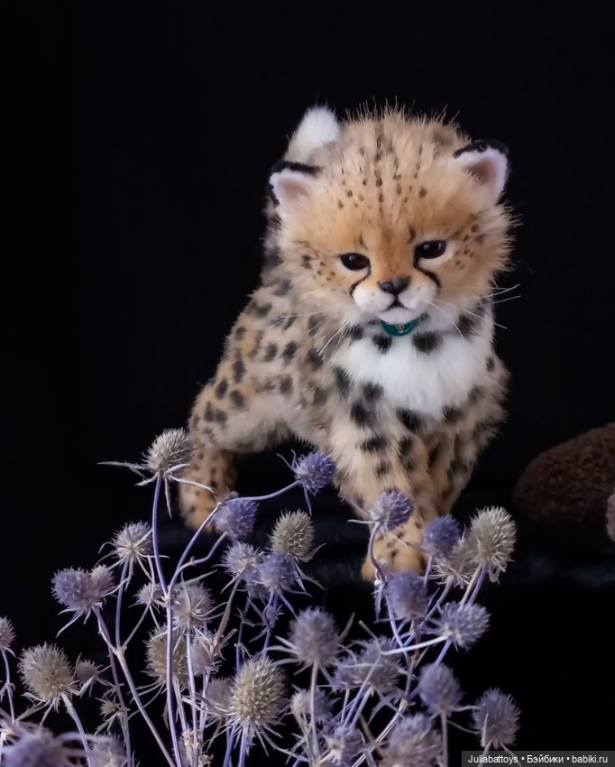 Мягкая игрушка гепард Реалистичный котенок 🐆