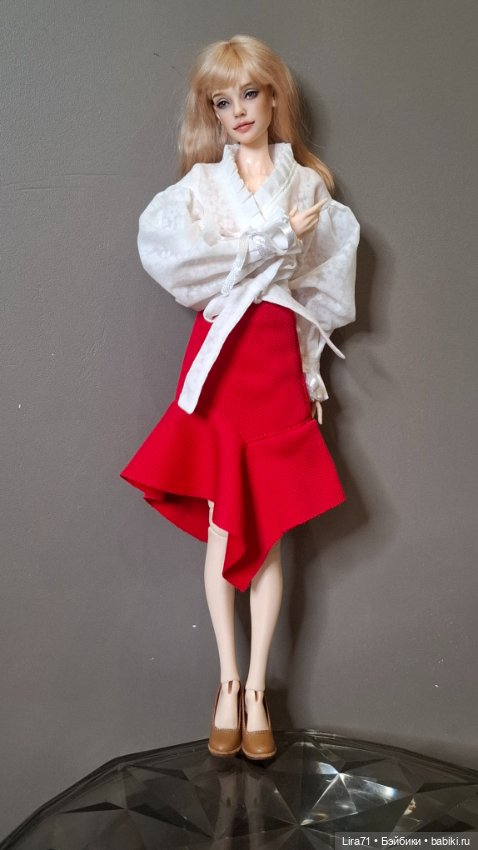 Юбочка для девочек 1/4 — Одежда для BJD