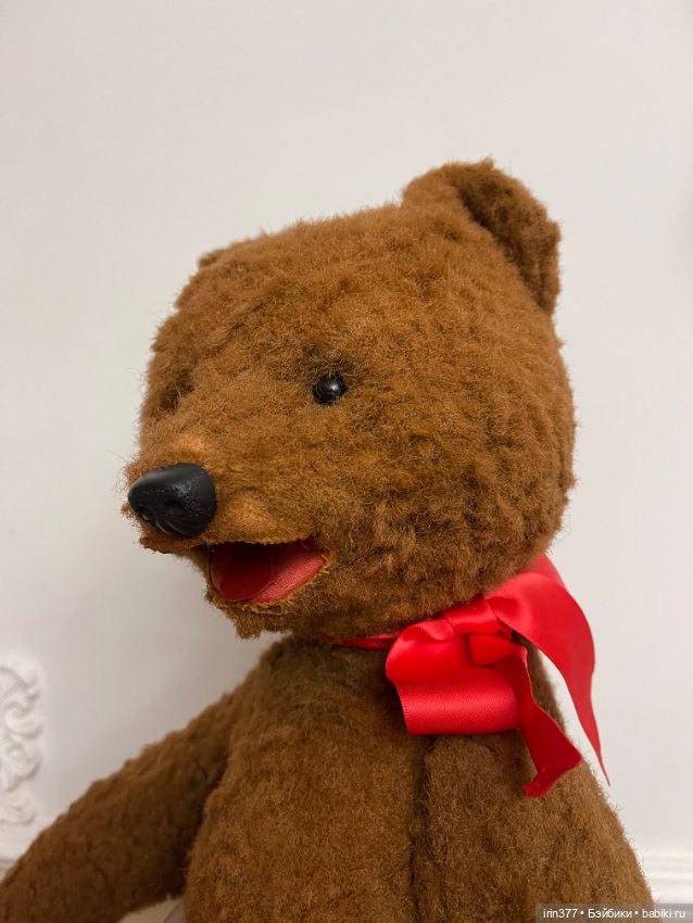 Мишка СССР опилки с формованнной головой (фото 5)