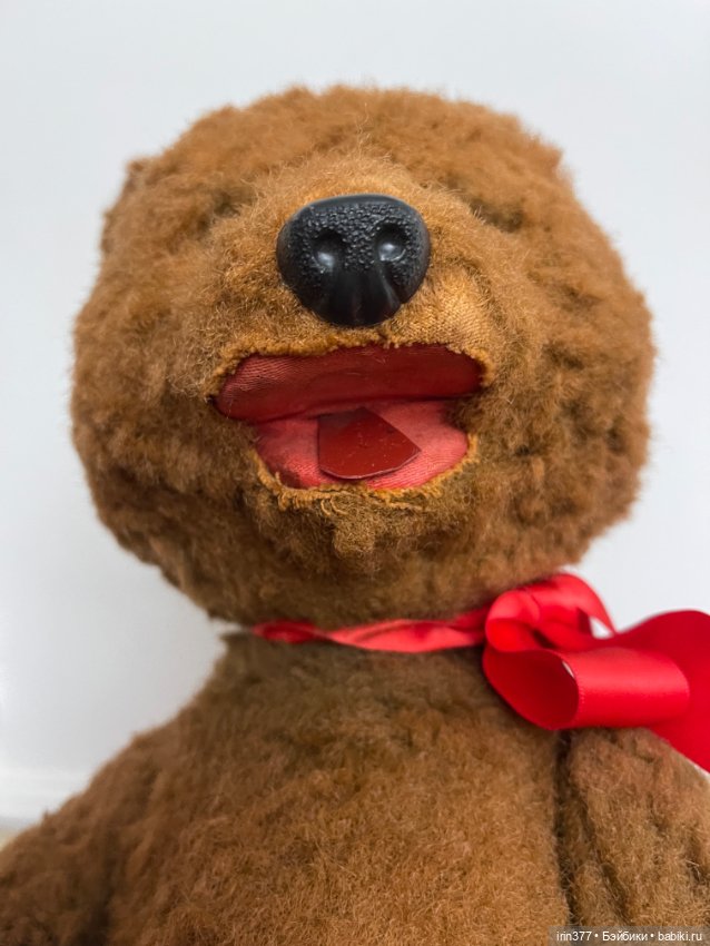 Мишка СССР опилки с формованнной головой (фото 2)