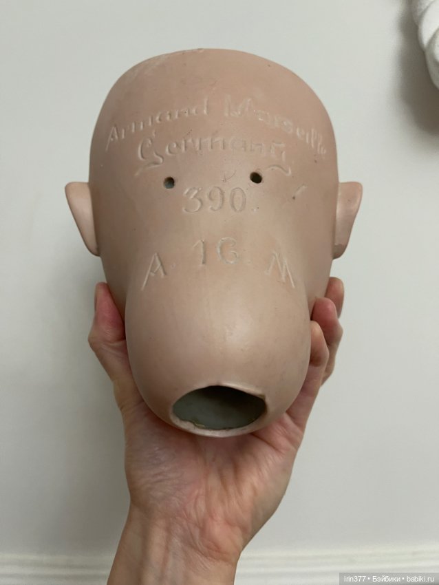 Огромная антикварная голова Armand Marseille 390 (фото 7)