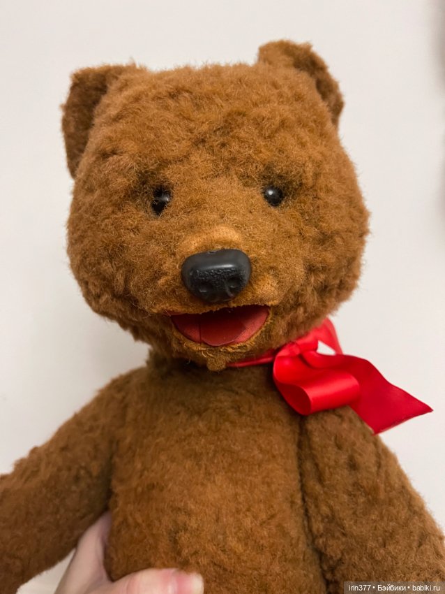 Мишка СССР опилки с формованнной головой