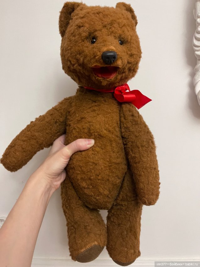 Мишка СССР опилки с формованнной головой (фото 6)