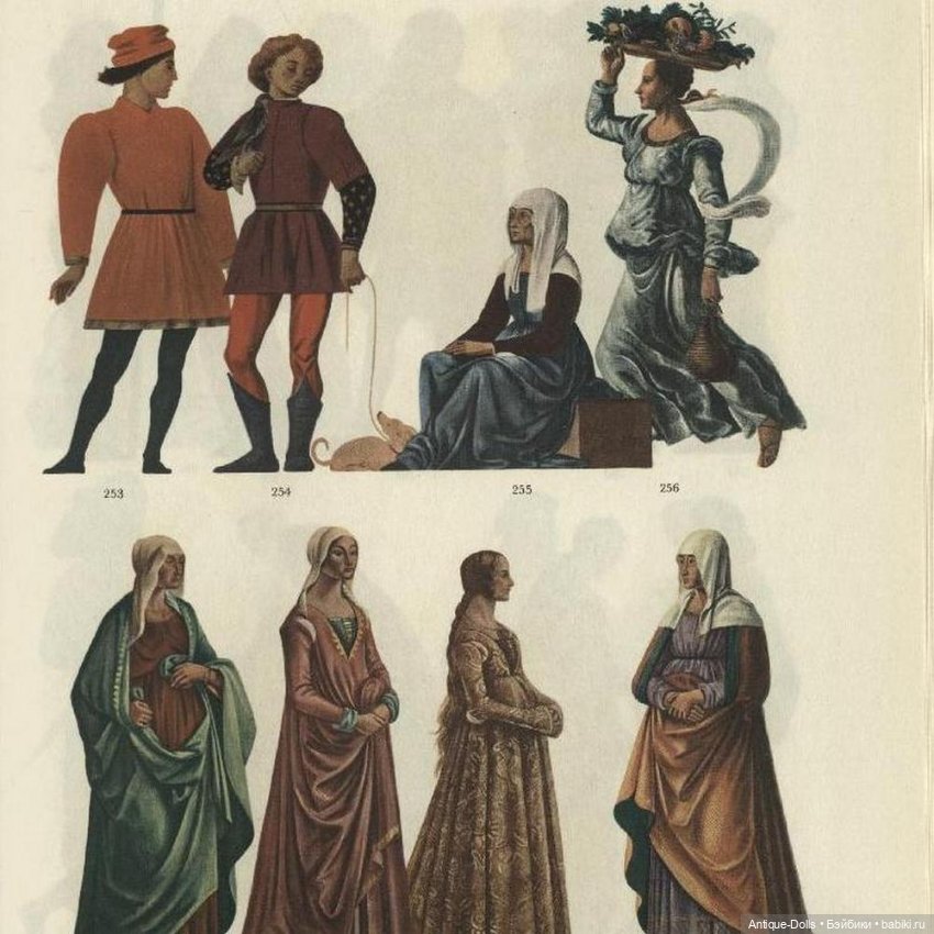 Книга Costumes and Styles, автор Henny Harald Hansen (1956) — редкое издание по истории костюма (фото 8)