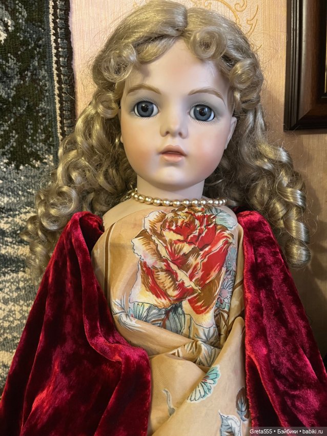 Старинный шелковый платочек с розами , для рукоделия . брошечка в подарок (фото 3)