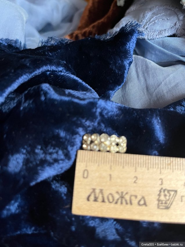 Очень миниатюрная антикварная брошечка для кукольных малюток , Франция , начало 20-го века (фото 3)